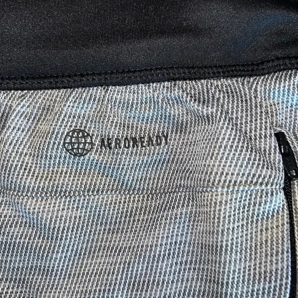 NEW Adidas Axis 3.0 Knit Shorts Men's Small Pockets Training Gym Activewear GRAY - Picture 5 of 9